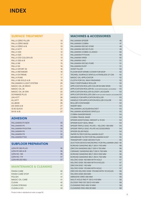 PALLMANN Product Guide