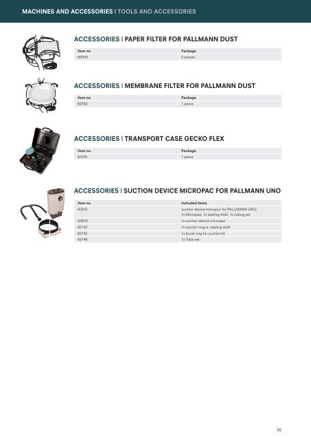 PALLMANN Product Guide