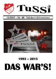 TuSSi Nr 88 - Ausgabe Dezember 2015