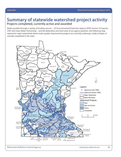 Watershed Achievements Report
