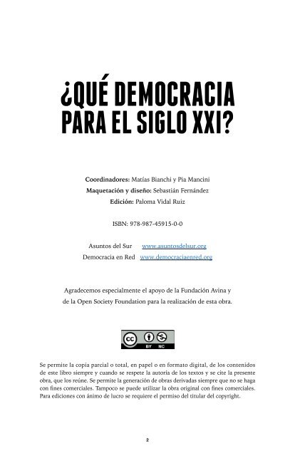 ¿QUE DEMOCRACIA