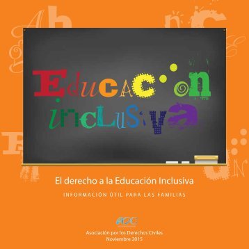 El derecho a la Educación Inclusiva