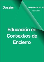 Newsletter Nº 30: Dossier Educación en Contextos de Encierro issn 1850-261x