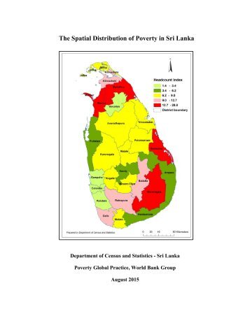 The Spatial Distribution of Poverty in Sri Lanka