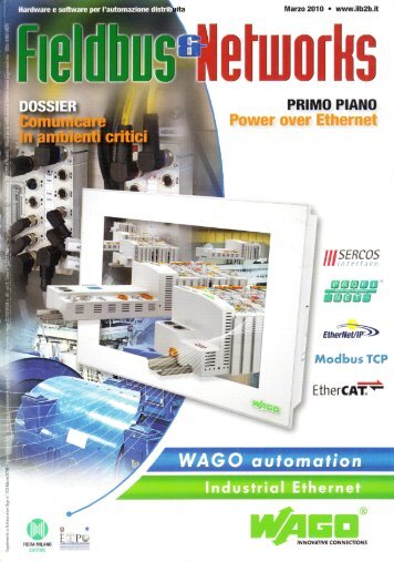 Primo Piano, Power over Ethernet ‘Quadretti di alimentazione PoE telegestiti’ - Fieldbus & Networks - Marzo 2010 