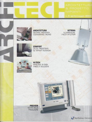 Vetrina Domotica ‘Un dispositivo versatile’ - Archi Tech n. 3 - Aprile/Maggio 2005 