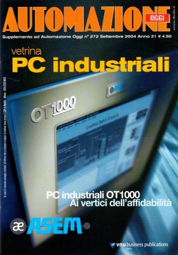 Supplemento Automazione Oggi Settembre 2004 - Vetrina PC industriali