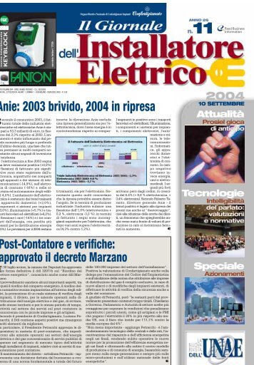 Vetrina Building automation ‘Dispositivo wireless’ - Il Giornale dell'Installatore Elettrico n. 11 - 10 Settembre 2004 - Anno 26  