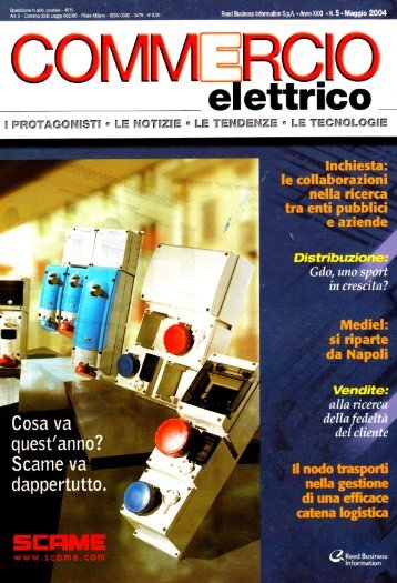 Novità ‘Dispositivo wireless’ -  Commercio Elettrico n. 5 - Maggio 2004 - Anno 31