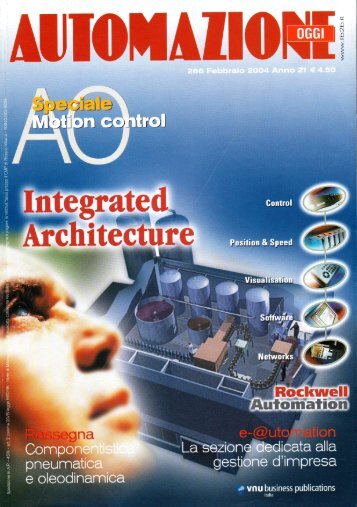 Speciale Motion control ‘RECS 101 Un micro web server embedded per il controllo remoto del movimento’ - Automazione Oggi n. 266 - Febbraio 2004 - Anno 21