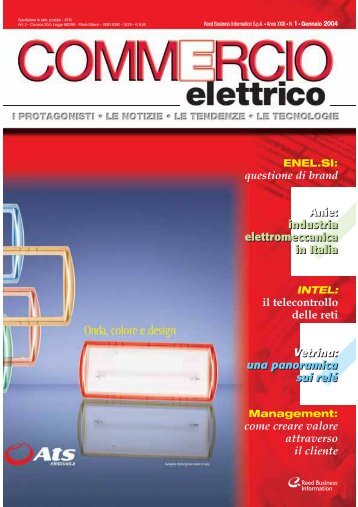 Vetrina I Relè ‘Interfacce relè per varie esigenze’ - Commercio Elettrico n. 1 - Gennaio 2004 - Anno 31