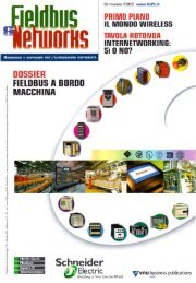 Dossier Fieldbus a bordo macchina ‘Profibus per la fisica nucleare’ – Fieldbus & Networks – Settembre 2003