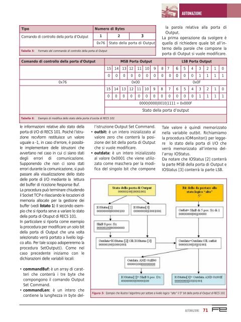 RECS 101: UN WEB SERVER EMBEDDED PER APPLICAZIONI DI CONTROLLO REMOTO TRAMITE TCP/IP Terza parte - Fare Elettronica n. 216 - Giugno 2003 - Anno 19