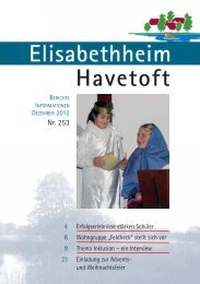 Download des aktuellen Mitteilungsheftes - Elisabethheim Havetoft