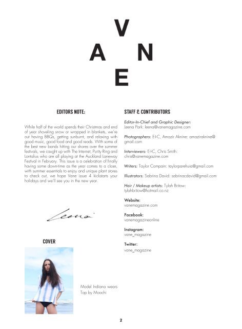 Vane Magazine Issue 4