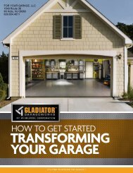 Transforming Your Garage - Inspirational Guide - For Your Garage