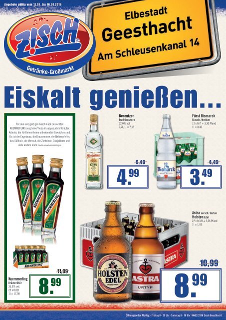 Zisch Angebote KW02/2016 - Geesthacht