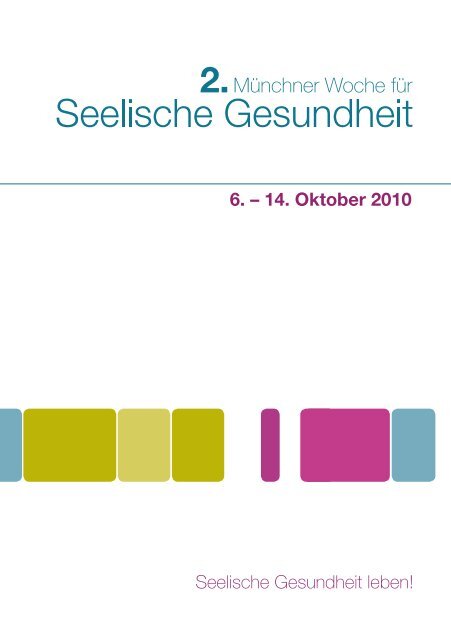 Oktober - Münchner Woche für Seelische Gesundheit