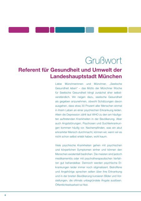 Oktober - Münchner Woche für Seelische Gesundheit