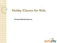 Hobby Classes Mumbai-Pune