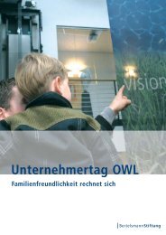 Unternehmertag OWL - Lokales Bündnis für Familie im Kreis Gütersloh