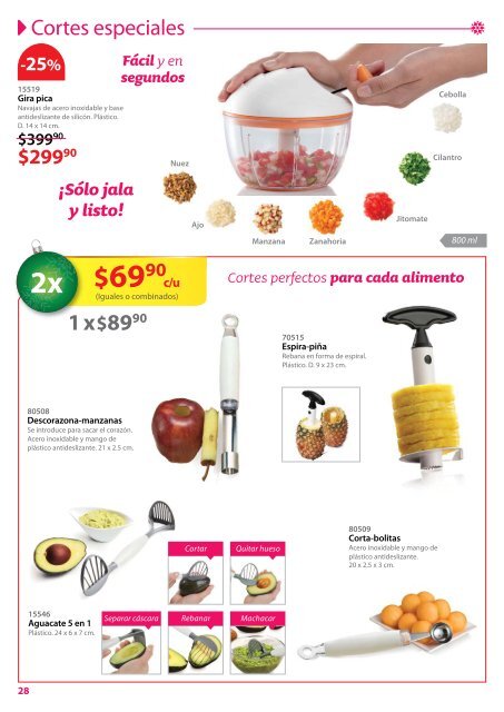 Catálogo de productos 09 / 2015