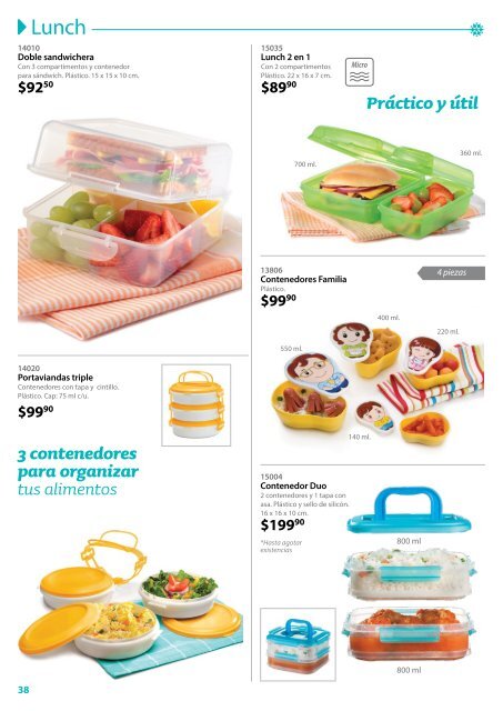Catálogo de productos 09 / 2015