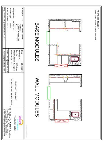 2D Kitchen Floor Plan