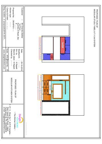 2D STUDY TABEL & T.V Uint Plan