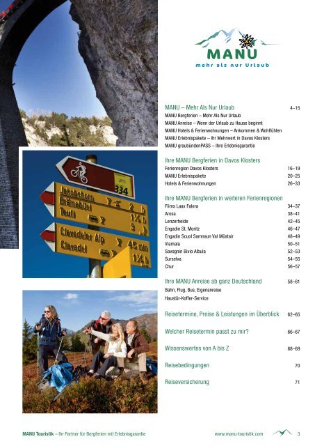 MANU Touristik Katalog 2016