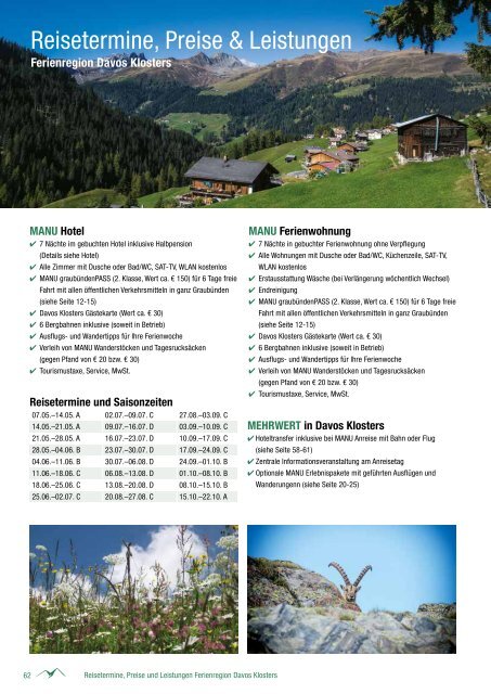 MANU Touristik Katalog 2016