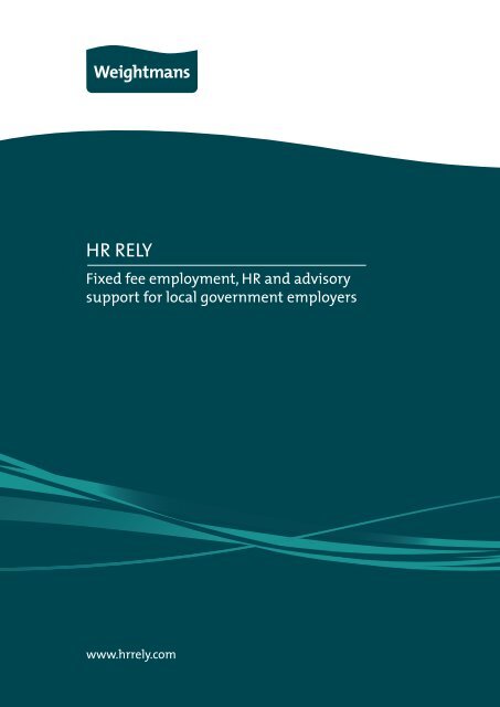 HR Rely for local government brochure