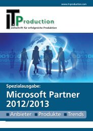 Microsoft Partner 2012/2013 - IT & Produktion