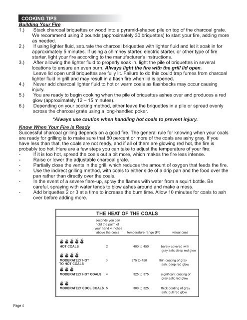 charbroiler manual