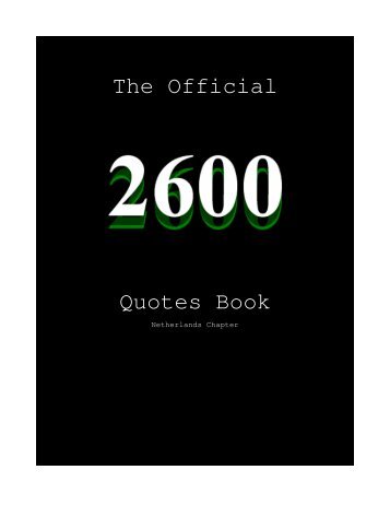 The Official Quotes Book