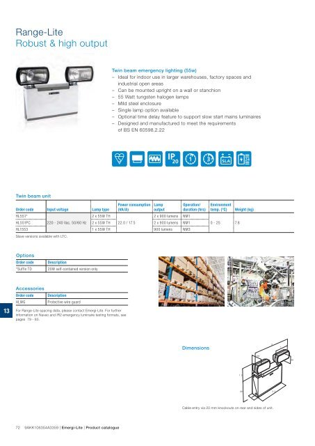 Emergi-Lite Emergency lighting & central power supply systems