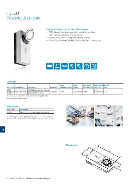 Emergi-Lite Emergency lighting & central power supply systems