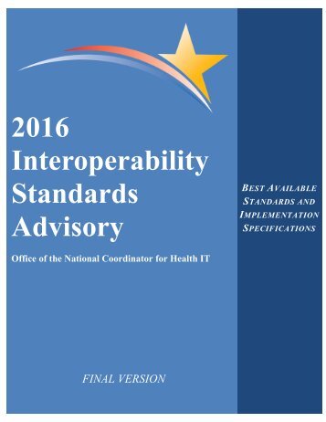 Interoperability Standards Advisory