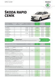 ŠKODA RAPID CENÍK