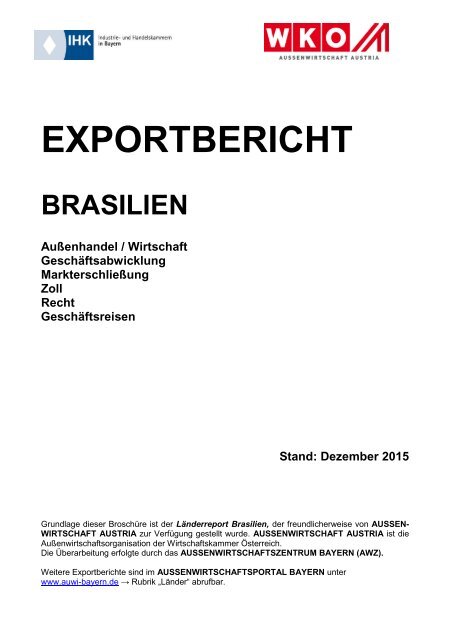 EXPORTBERICHT