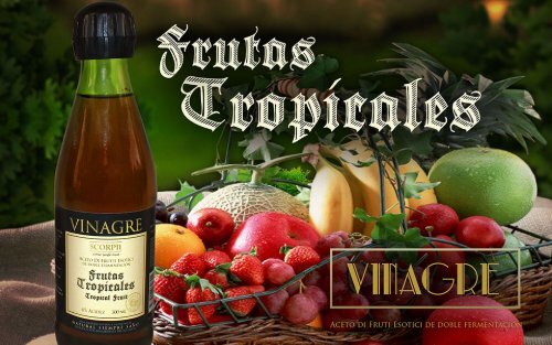 Tropical Fruit Vinegars Biolcom Ecuador