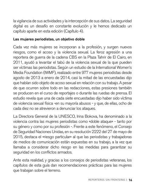 MANUAL DE SEGURIDAD PARA PERIODISTAS