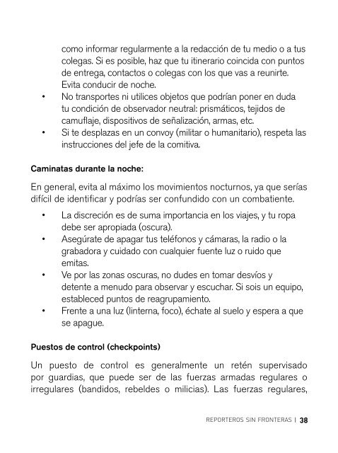 MANUAL DE SEGURIDAD PARA PERIODISTAS