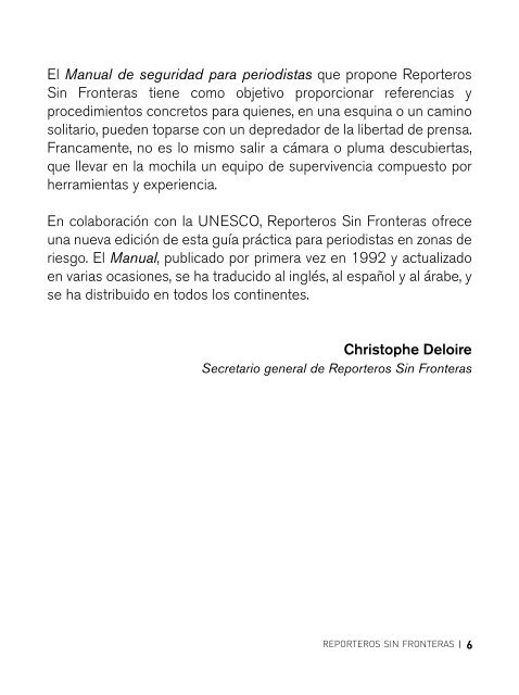 MANUAL DE SEGURIDAD PARA PERIODISTAS