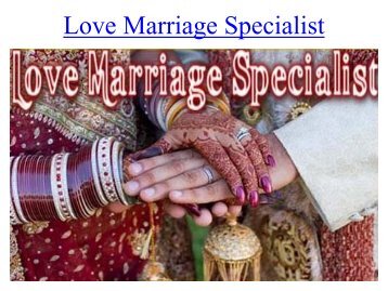 Love marriage specialist astrologer