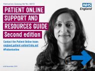 PATIENT ONLINE SUPPORT AND RESOURCES GUIDE