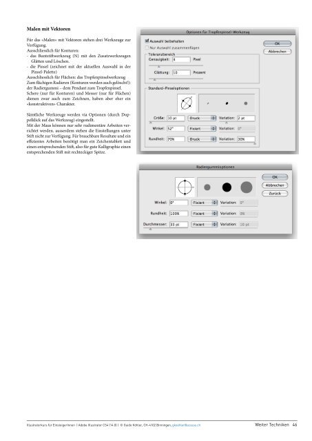 Illustratorkurs Einsteiger CS4_HGKZ.pdf - Atelier Guido Köhler & Co