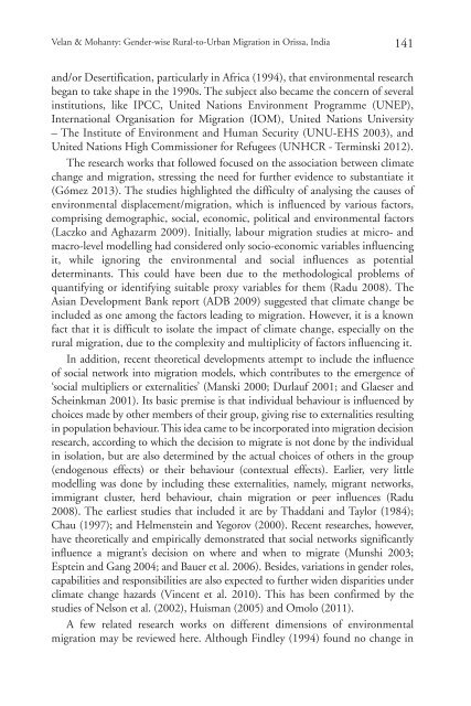 Inequality and Climate Change Inégalité et changement climatique