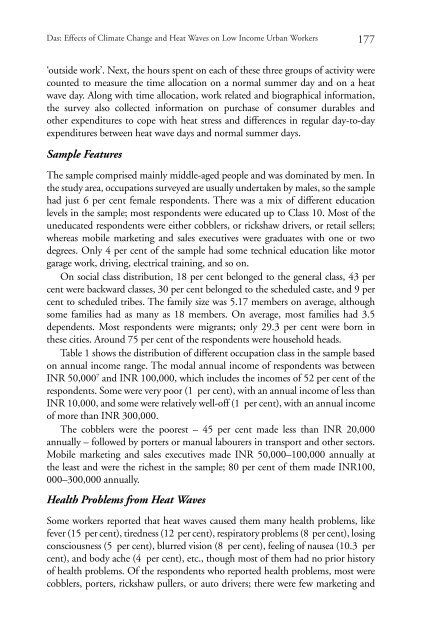 Inequality and Climate Change Inégalité et changement climatique