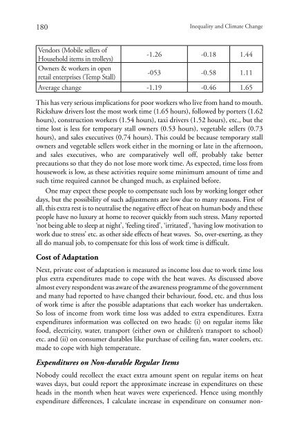 Inequality and Climate Change Inégalité et changement climatique